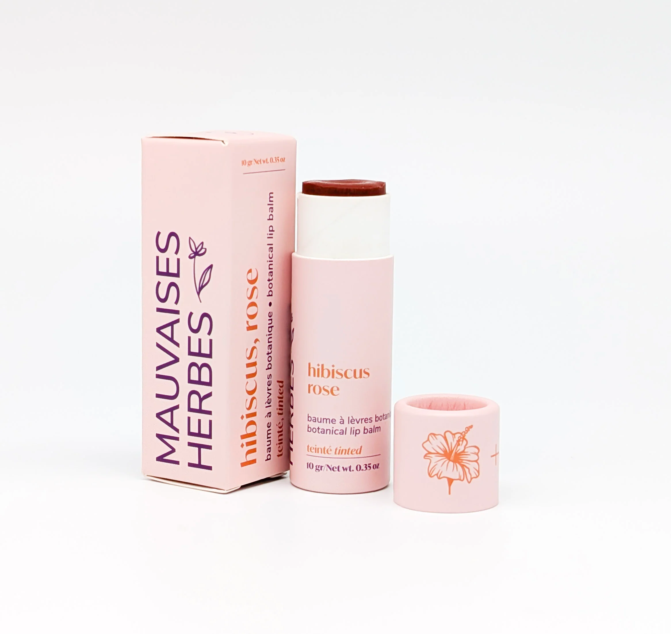 Baume à lèvres botanique teinté | hibiscus et rose - WHOLESALE - Image 6