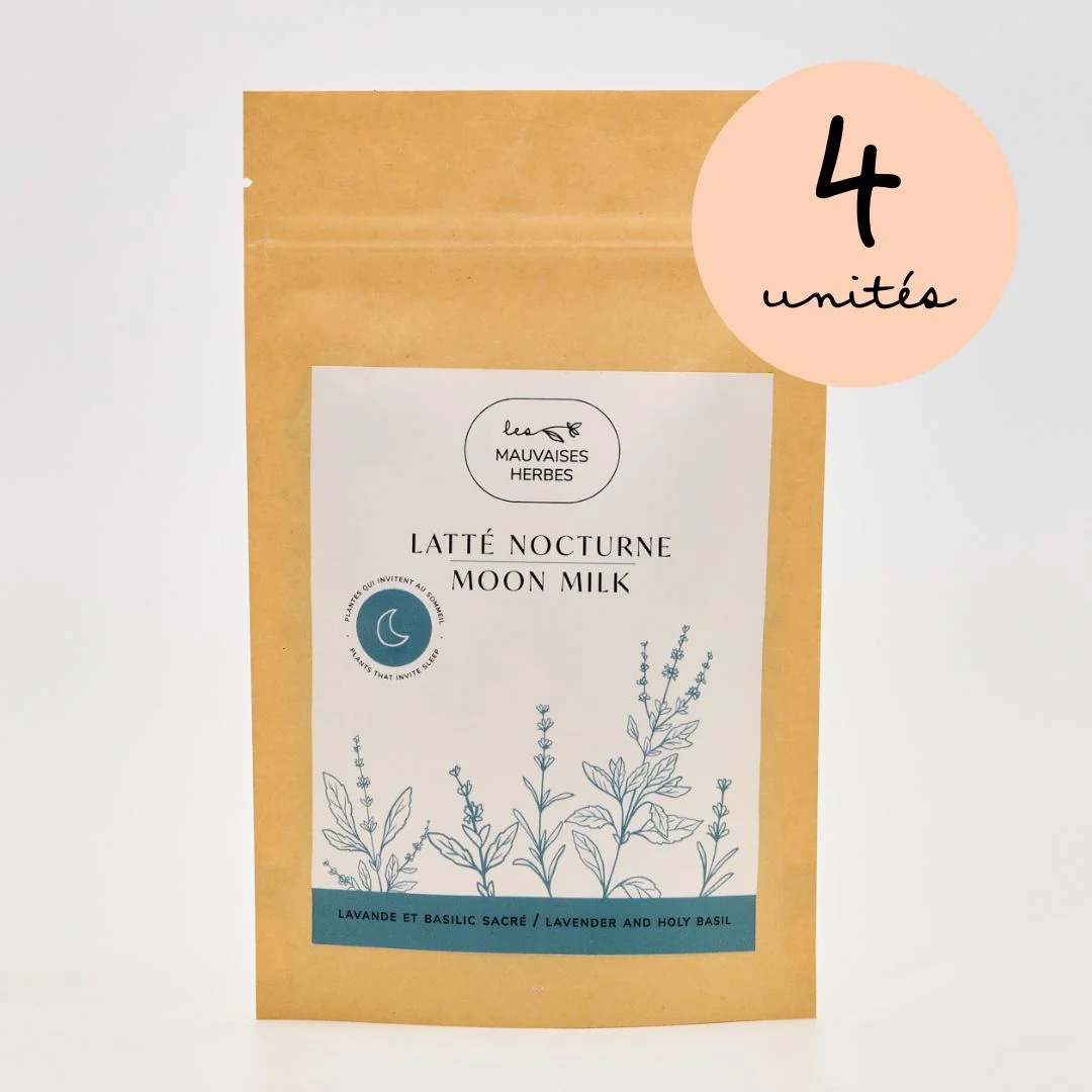 Latté nocturne bleu | lavande et basilic sacré - WHOLESALE
