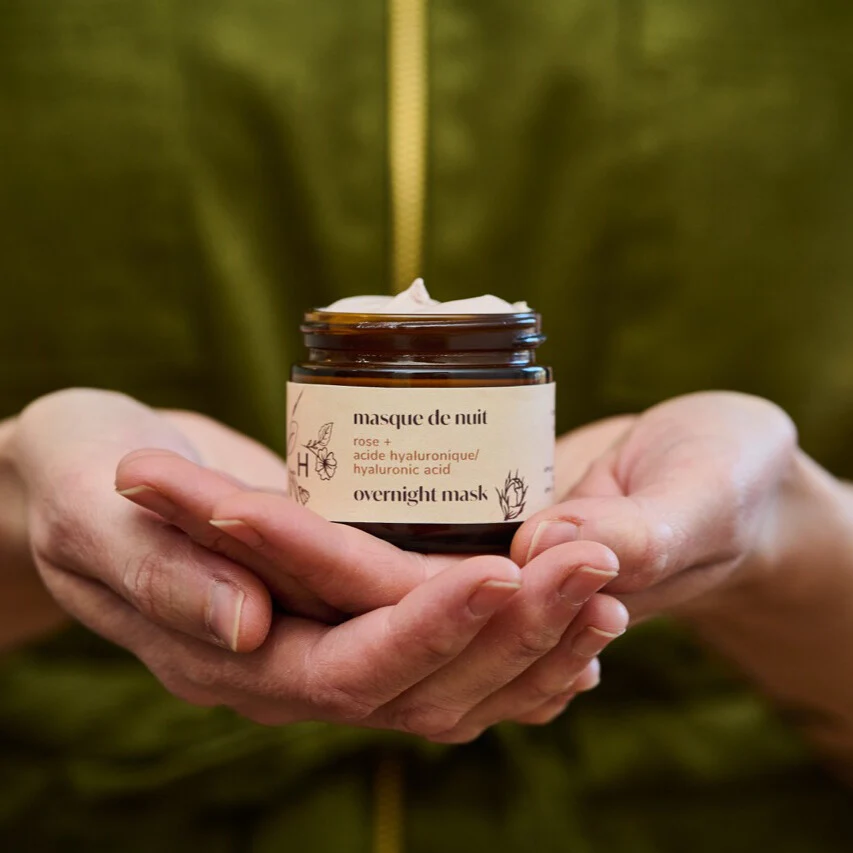 Masque de nuit - rose et acide hyaluronique - Image 4